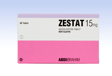 ZESTAT 15 mg 30 ağızda eriyen tablet kutu görseli