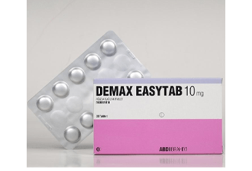 DEMAX EASYTAB 10 mg 100 ağızda dağılan tablet kutu görseli