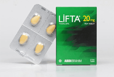 LIFTA 20 mg 8 film tablet kutu görseli