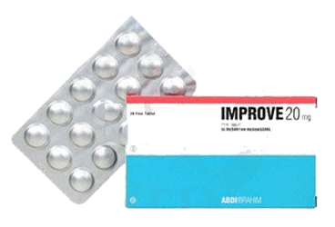 IMPROVE 20 mg 84 film tablet kutu görseli