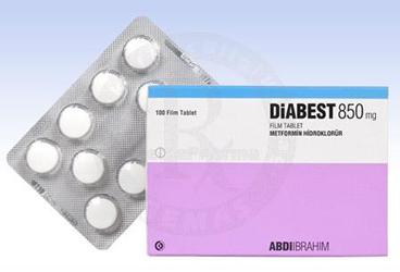 GLANGE 850 mg 100 tablet kutu görseli