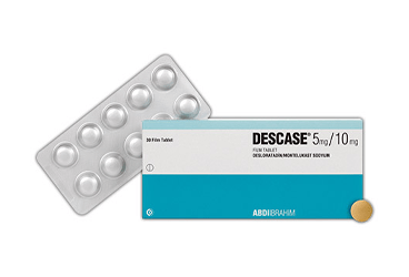DESCASE 5/10 mg 30 film kaplı tablet kutu görseli