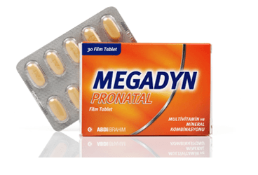MEGADYN PRONATAL 60 film tablet kutu görseli