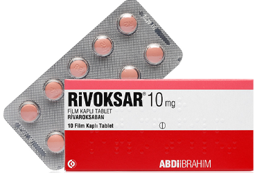 RIVOKSAR 10 mg film kaplı tablet (10 tablet) kutu görseli