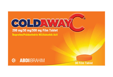COLDAWAY C 200 mg/30 mg/300 mg film tablet (30 tablet) kutu görseli