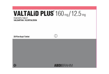 VALTALID PLUS 160mg/12.5 mg film tablet (28 tablet) kutu görseli