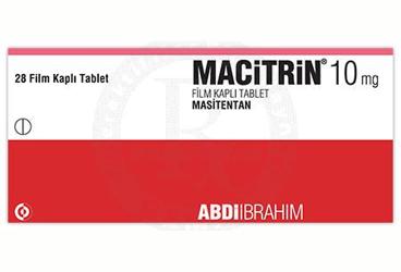 MACITRIN 10 mg 28 film kaplı tablet kutu görseli