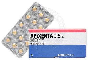 APIXENTA 2.5 mg film kaplı tablet (56 adet) kutu görseli