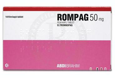 ROMPAG 50 mg film kaplı tablet (14 tablet) kutu görseli