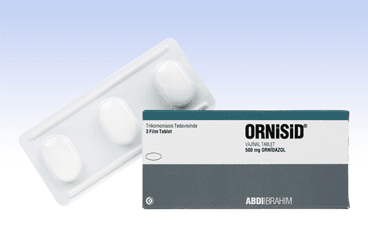 ORNISID 500 mg 3 vaginal tablet kutu görseli