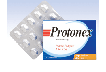 PROTONEX 40 mg 28 enterik kaplı tablet kutu görseli