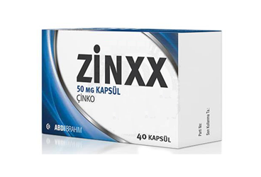 ZINXX 50 mg 40 kapsül kutu görseli