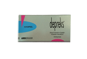 DEPREKS 20 mg 16 kapsül kutu görseli