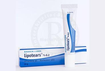 LIPOTEARS BAUSCH&LOMB %0.2 oftalmik jel.10 gr kutu görseli
