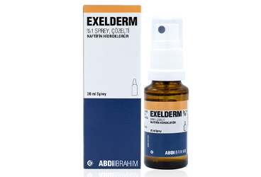 EXELDERM %1 sprey (20 ml) kutu görseli