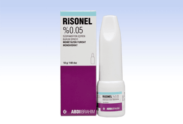 RISONEL %0.05 süspansiyon içeren burun spreyi kutu görseli