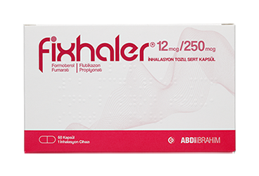 FIXHALER 12 mcg/250 mcg inhilasyon tozu. sert kapsül (60 kapsül) kutu görseli