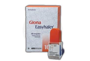 GIONA EASYHALER 100 mcg 200 doz inhilasyon tozu kutu görseli