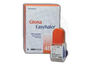 GIONA EASYHALER 400 mcg 100 doz inhilasyon tozu kutu görseli