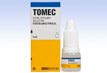 TOMEC steril oftalmik solüsyon 5 ml kutu görseli