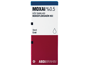 MOXAI %0.5 göz damlası kutu görseli