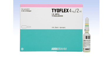 TYOFLEX 4 mg/2ml 6 ampül kutu görseli