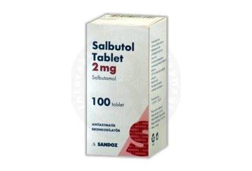 SALBUTOL 2 mg 100 tablet kutu görseli