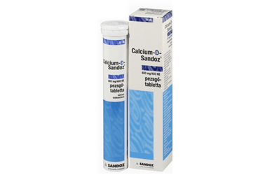 CALCIUM-D SANDOZ 600 mg/400 IU 20 eff.tablet kutu görseli
