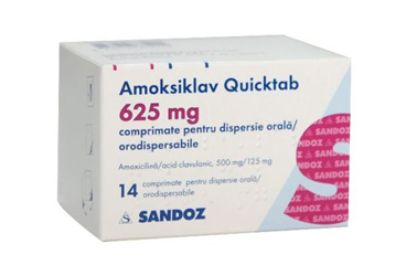 AMOKSILAV 625 mg QUICKTAB 10 tablet kutu görseli