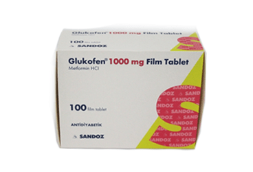 GLUKOFEN 1000 mg 100 film tablet kutu görseli