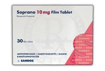 SOPRANO 10 mg 30 film tablet kutu görseli