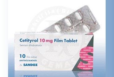CETITYROL 10 mg 10 film tablet kutu görseli