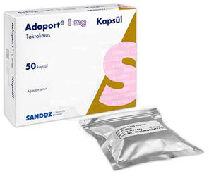ADOPORT 1 mg 50 kapsül kutu görseli