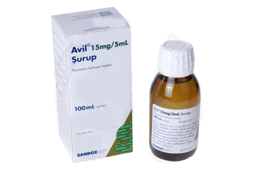 AVIL 15 mg 100 ml şurup kutu görseli