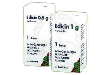 EDICIN 500 mg IV enjeksiyon için liyofilize toz içeren 10 flakon kutu görseli