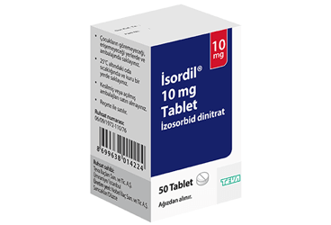 ISORDIL 10 mg 50 tablet kutu görseli
