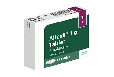 ALFOXIL 1 gr 16 tablet kutu görseli
