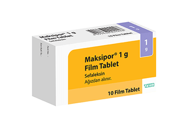 MAKSIPOR 1 gr 10 film tablet kutu görseli