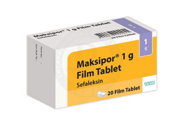 MAKSIPOR 1 gr 20 film tablet kutu görseli