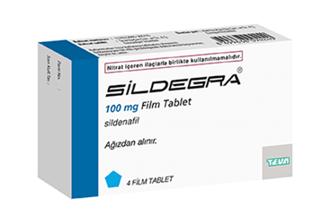 SILDEGRA 100 mg 4 film tablet kutu görseli