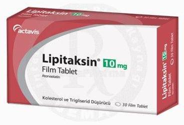 LIPITAKSIN 10 mg 30 film tablet kutu görseli