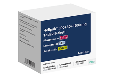 HELIPAK TEDAVI PK. 14 tablet kutu görseli