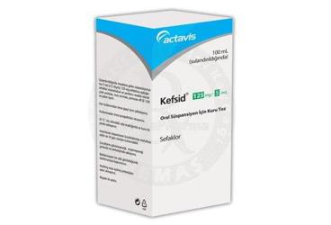 KEFSID 125 mg 100 ml süspansiyon {8699517280719} kutu görseli