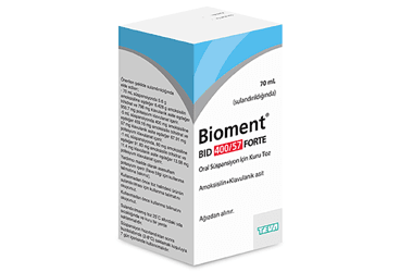 BIOMENT BID FORTE 400/57 70 ml oral süspansiyon kutu görseli