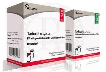 TADOCEL 20 mg/0.5 ml inf. için konsantre çöz. içeren flakon kutu görseli