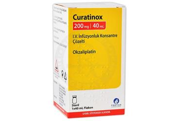 CURATINOX 200 mg/40 ml IV infüzyon için konsantre çözelti içeren 1 flakon {8699517790959} kutu görseli