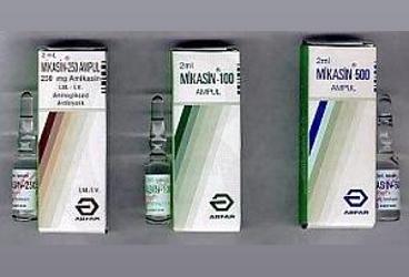 MIKASIN 500 mg 1 ampül {Abfar} kutu görseli