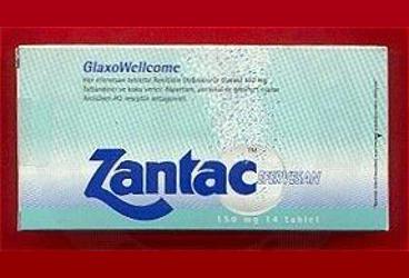 ZANTAC 150 mg 14 EFF. tablet kutu görseli