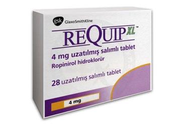 REQUIP XL 4 mg uzatılmış salınımlı 28 tablet kutu görseli