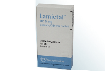 LAMICTAL DC 5 mg çözünür 30 çiğneme tableti kutu görseli